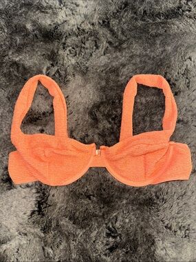 PrettyLittleThing Orange Underwire Bikini Top